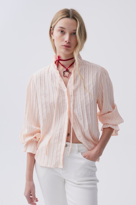 Camisa Peonia Rosa
