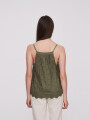 Musculosa Nikel Verde Oliva Oscuro