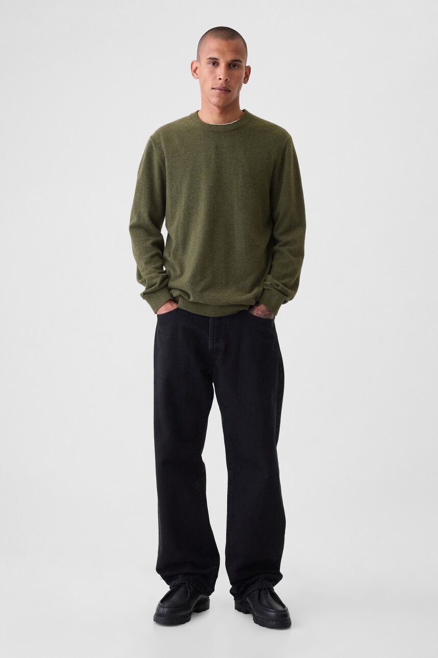 Buzo Cashsoft Hombre B6826 Green Heather