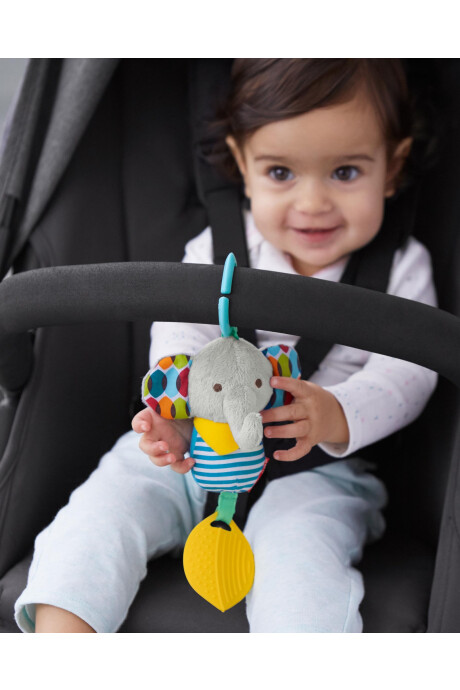 Peluche colgante multisensorial, diseño elefante Sin color