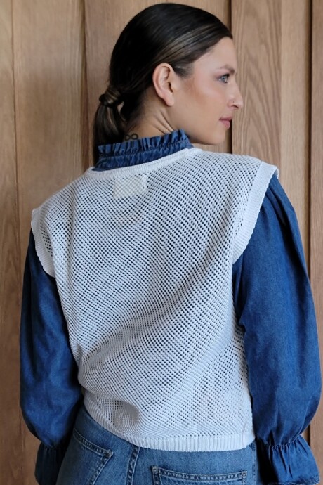 Musculosa Pesca Blanco
