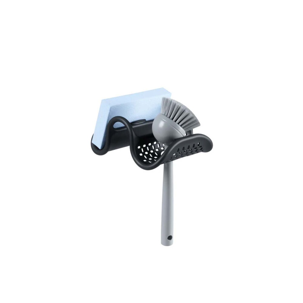 SOPORTE ESPONJA 1012330 ACERO-Y-PLASTICO NEGRO NEGRO