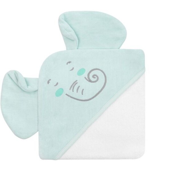 Toalla KIKKABOO elefante verde agua