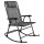 Silla Reposera Mecedora Plegable Con Almohadilla Gris