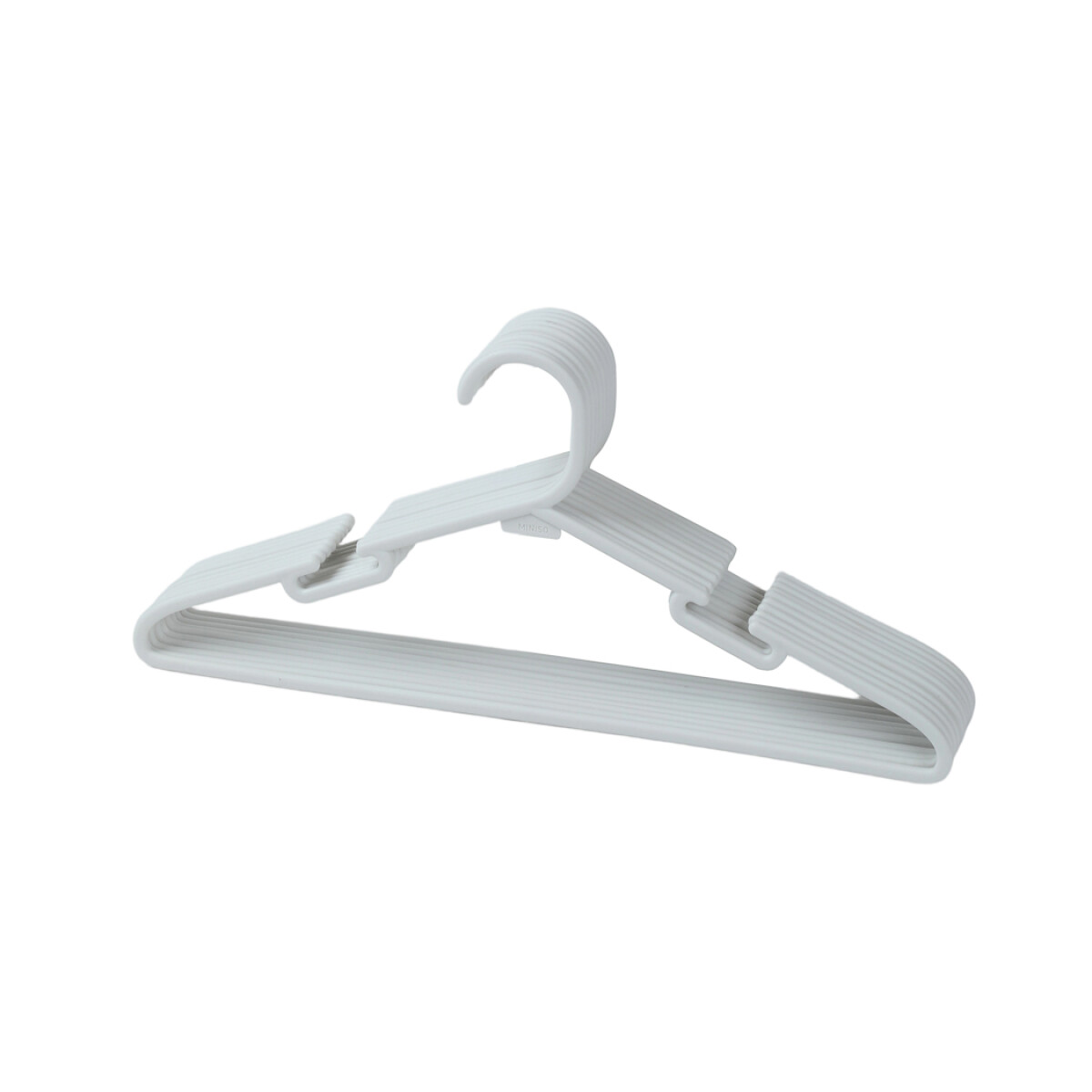 Perchas antideslizantes 10pcs - blanco 