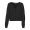 VMMILI LS V-NCK ROLLEDGE CARDIGAN GA BO BLACK
