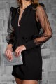 Vestido Tules Negro