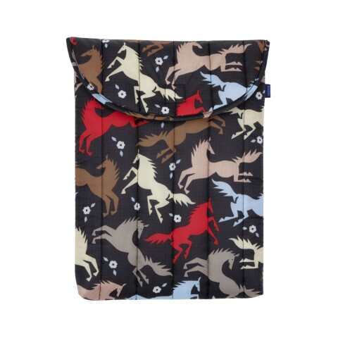 Estuche puffy para laptop 16" Horse Cut-Outs