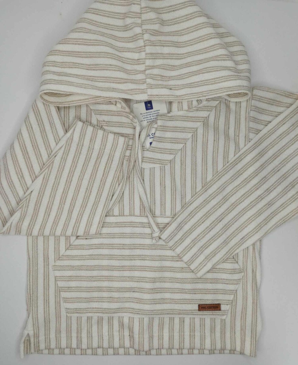 buzo rustico beige 