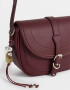 Bandoleras Bandolera Suede Uva - Violeta Uva
