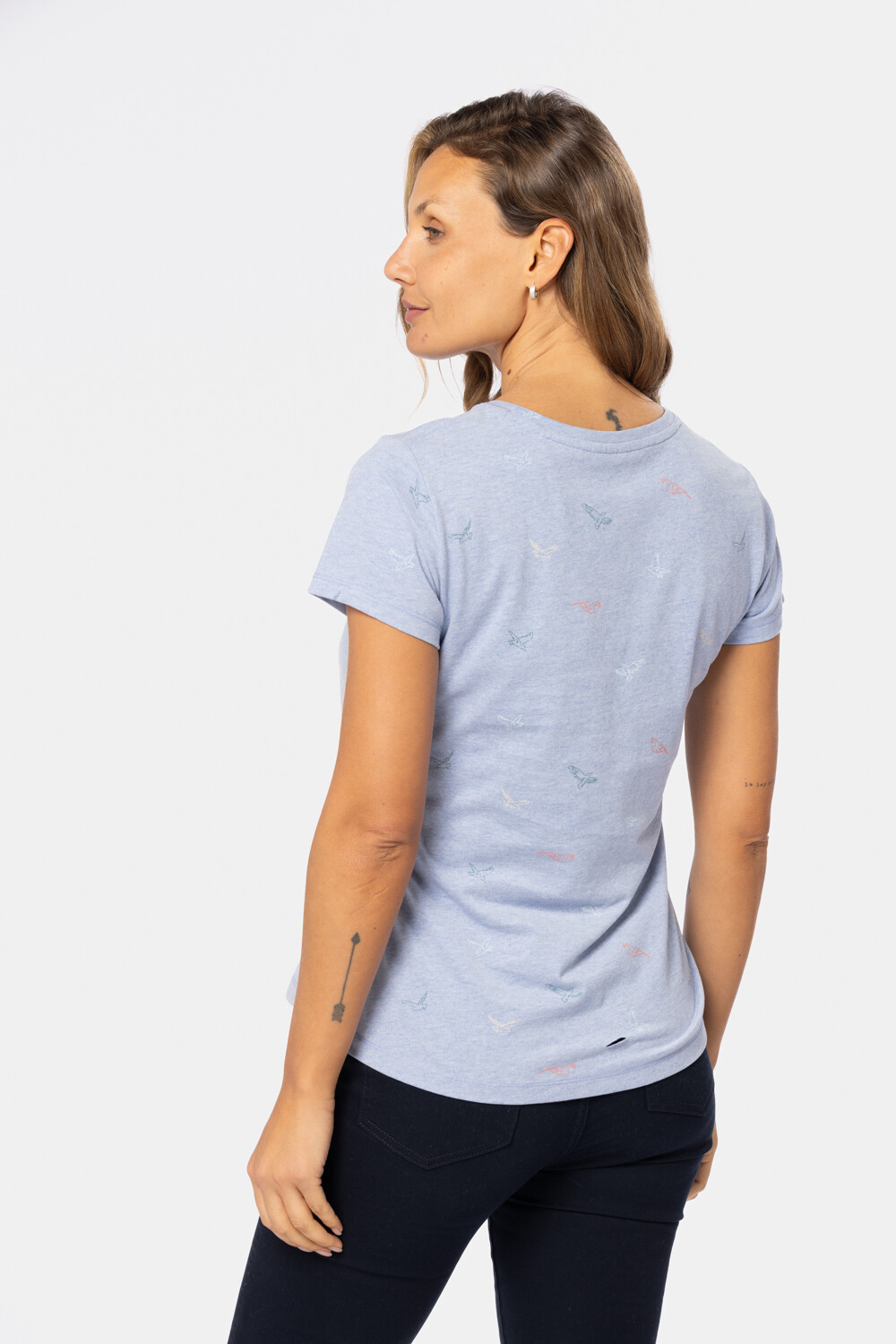REMERA ESTAMPADA Azul