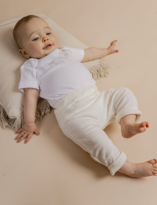 Pantalon Baby Plush Blanco