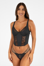 Corset lucent Negro