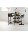 Mesa de bar TRAPPEDAL 60x120 roble/negro Mesa de bar TRAPPEDAL 60x120 roble/negro
