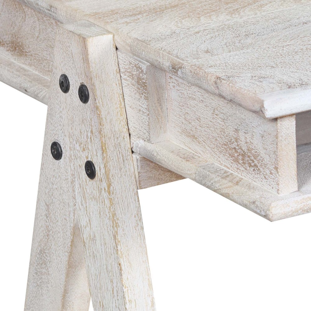 ESCRITORIO MADERA-ACACIA BLANCO CUBBIE