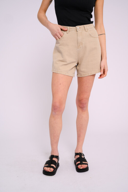Short de Jean Beige
