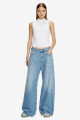 TOP T-MOKKY-SL-MICRODIV Blanco