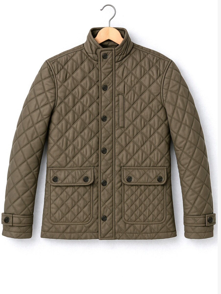 Campera Capitoneada Caballero Verde 