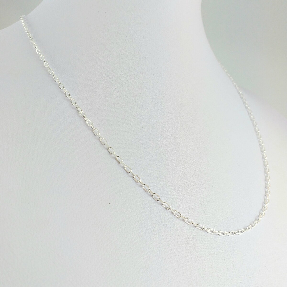 Cadena de plata 925. Modelo, FORCET, 45 cm 