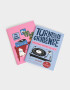 Anotadores Cuadernos y Memos PU Set De Dos Cuadernos Con Cover De Pu Estampada - Combinacion Multicolor