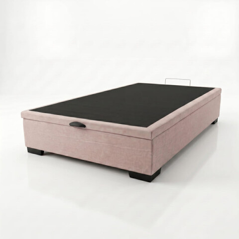 Base para Sommier Colchón Baul 1 Plaza - 78 x 188 x 35 cm - Estructura Madera Maciza - Beige Base para Sommier Colchón Baul 1 Plaza - 78 x 188 x 35 cm - Estructura Madera Maciza - Beige