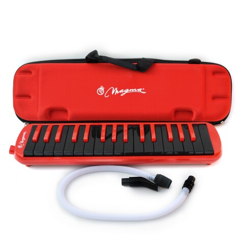 Melodica Magma roja 32 notas c/funda rígida teclas negras Melodica Magma roja 32 notas c/funda rígida teclas negras