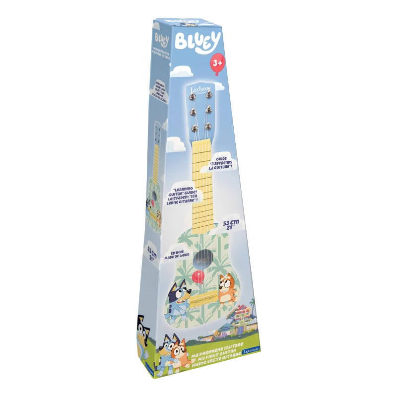 Guitarra Infantil Lexibook De Madera Bluey 53 Cm Guitarra Infantil Lexibook De Madera Bluey 53 Cm