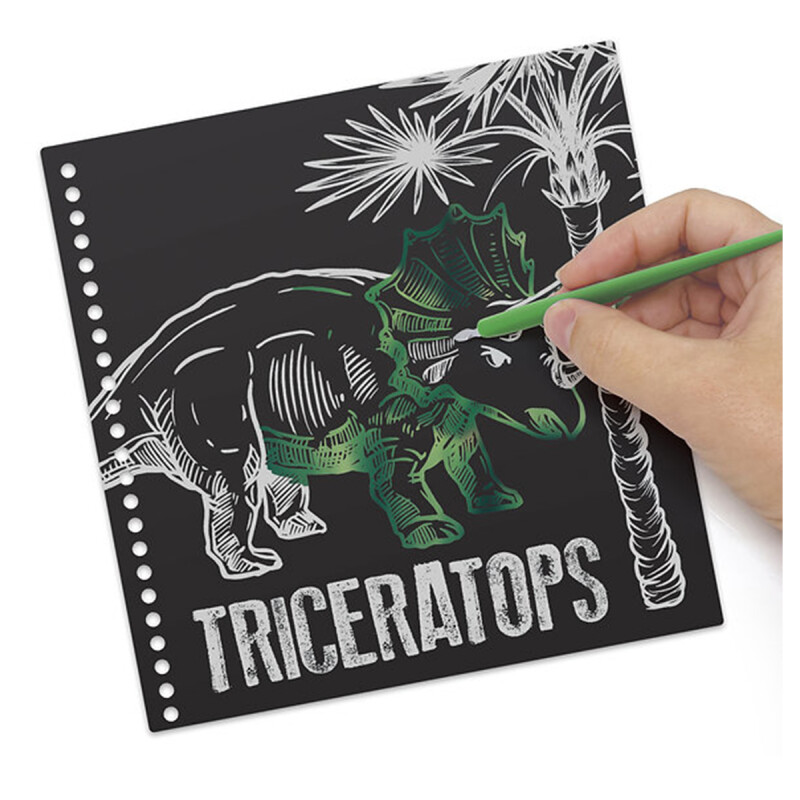 Raspa y dibuja Dinosaurios DinosArt Raspa y dibuja Dinosaurios DinosArt