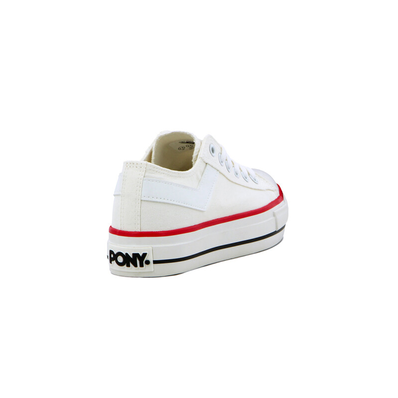 Pony Calzado Plataforma Casual Classic Kids - White Blanco
