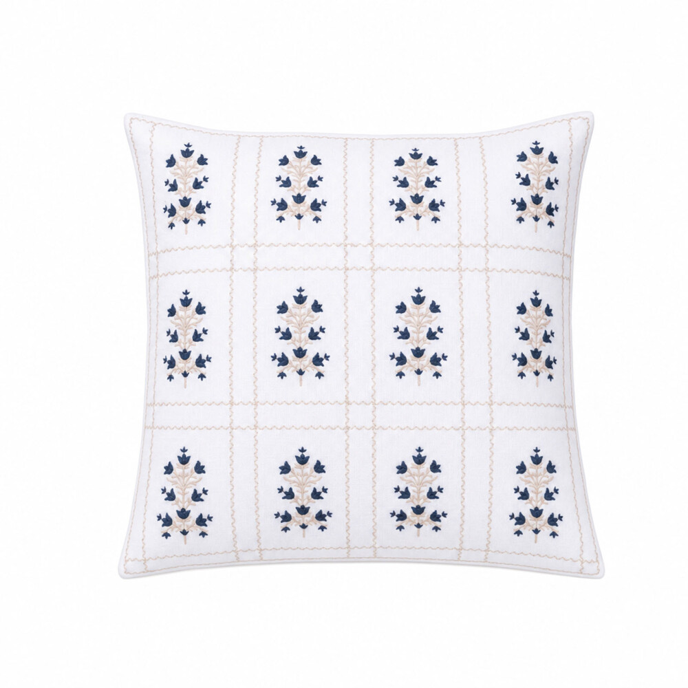 ALMOHADÓN EMBRO COTTON LINEN LINO-Y-ALGODON NATURAL-BEIGE COTTAGE CRUDO