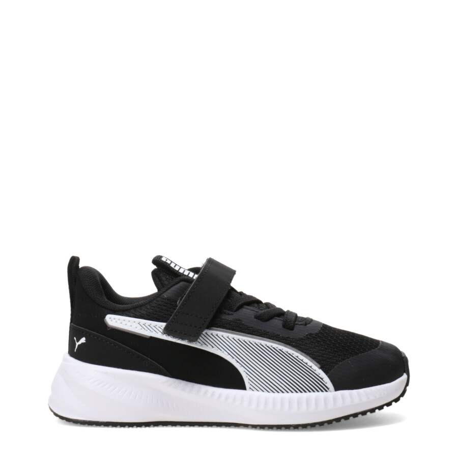 Championes de Niños Puma Flyer 3 Ac+Ps Negro - Blanco