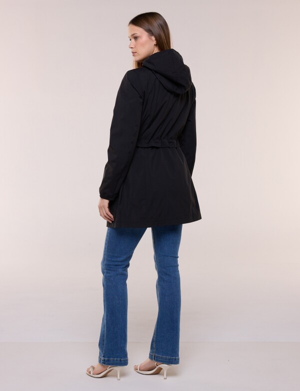 Campera Liviana Con Capucha NEGRO
