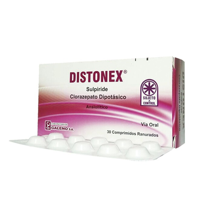 DISTONEX CJ X 30 COMPRIMIDOS única