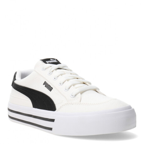 Championes de Hombre Puma Court Classic Vulc Blanco - Negro