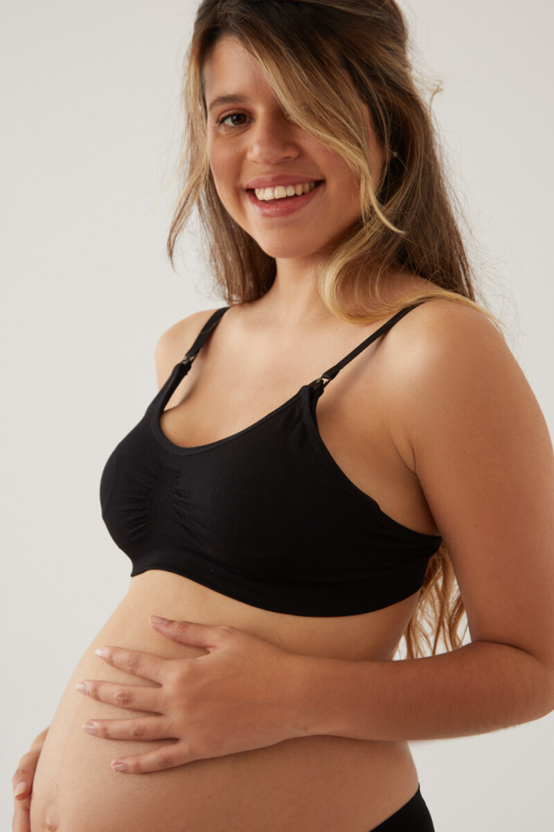 Soutien maternal sin costura Negro