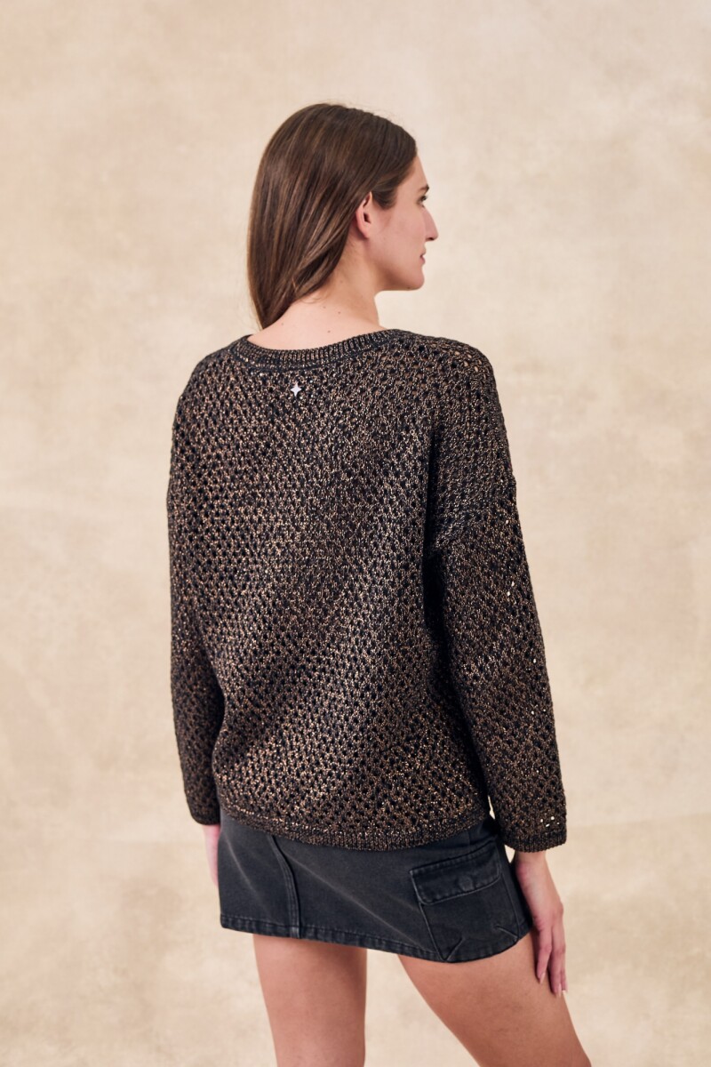 Sweater Lurex Negro