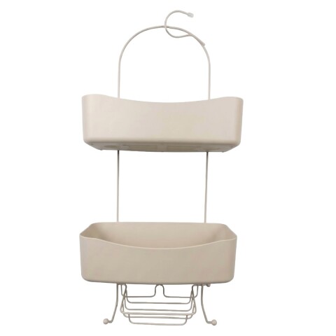 ORGANIZADOR METAL/PLAST BEIGE 3 NIVELES Unica