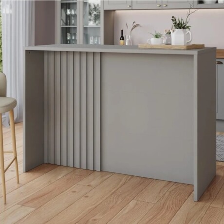 BARRA GOURMET ISLA DESAYUNADOR AMERICANO GRIS