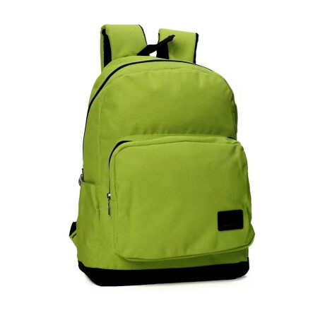 Mochila Bonus Culture Bolsillo al Frente y Lateral VERDE-LIMA