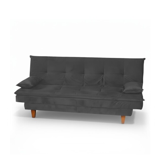 SOFÁ CAMA SILLÓN TAPIZADO GRIS