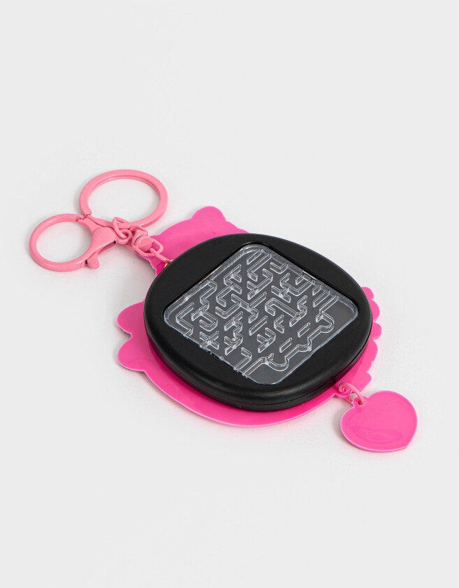 Llavero Lúdico Llavero Y Charm Pop It Gatito - Fucsia Claro