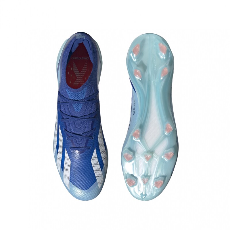 Championes adidas x Crazyfast 1 FG Bright Royal / Cloud White / Solar Red