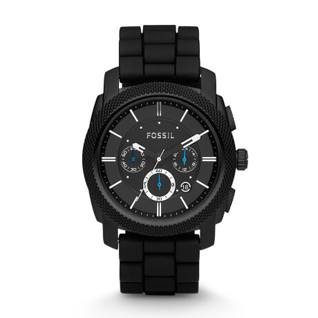 Reloj Fossil Machine Silicona Negro FS4487 0