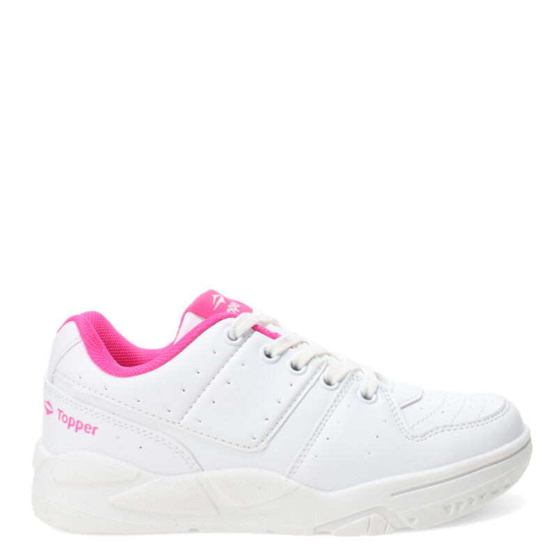 Championes Infantiles Topper Artic II Blanco - Fucsia