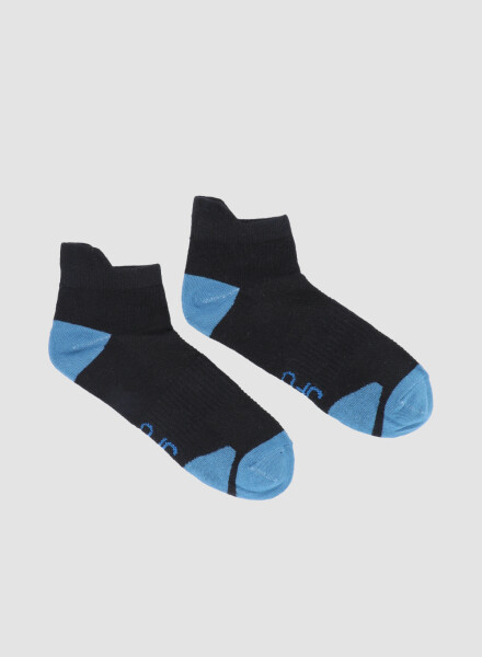 Medias cortas diseño deportivas Negro