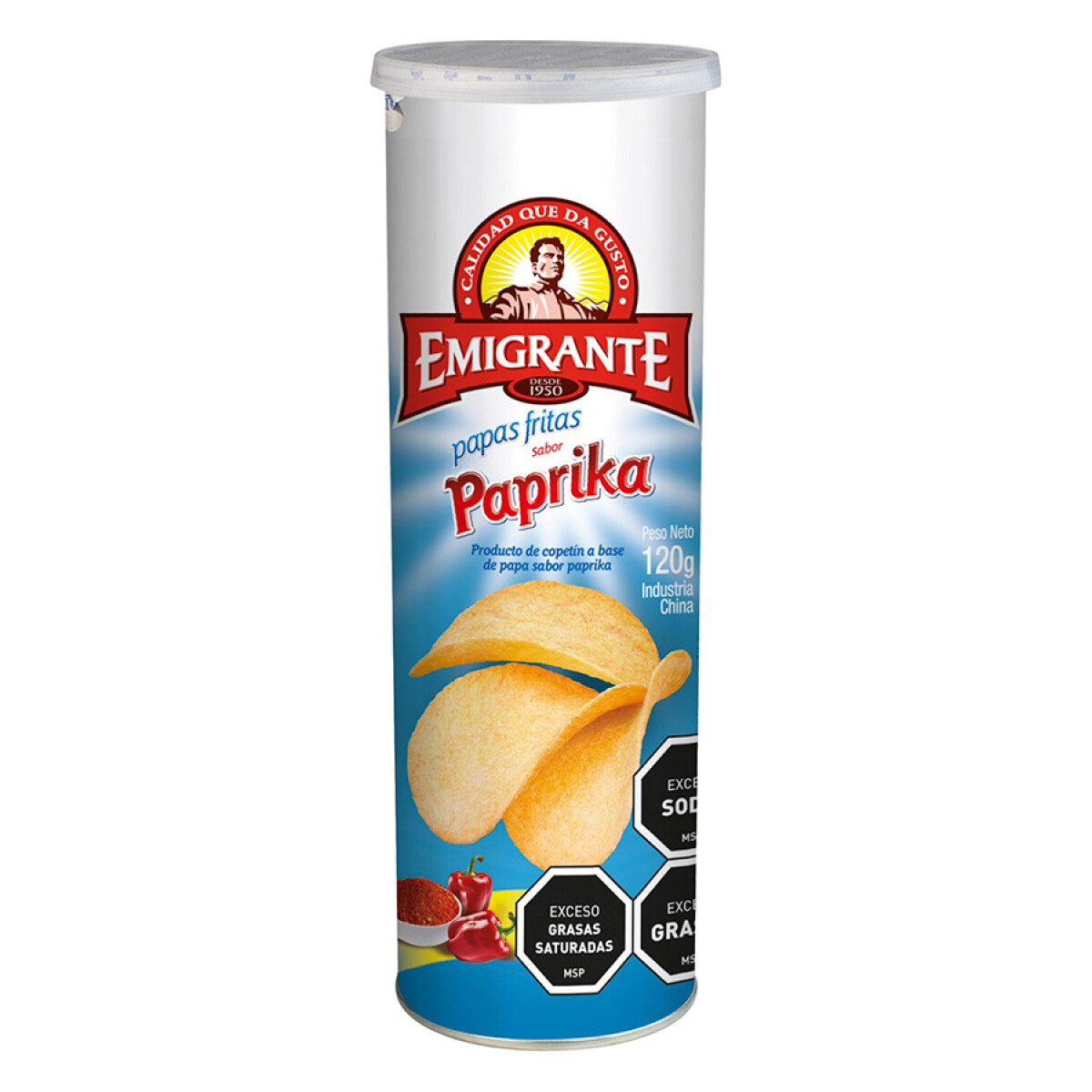 Papas Fritas Emigrante Sabor Paprika 120 g 