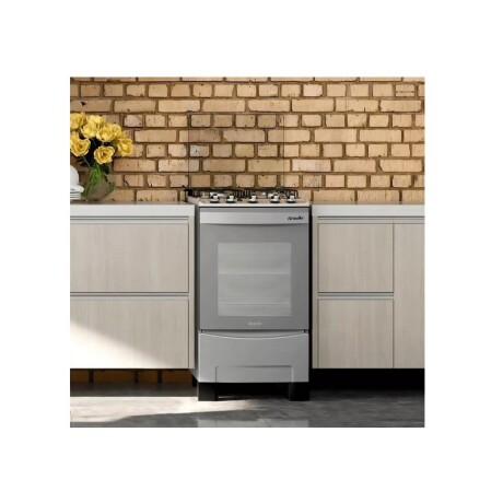 COCINA MUELLER DECORATO 4 HORNALLAS INOX G2 COCINA MUELLER DECORATO 4 HORNALLAS INOX G2