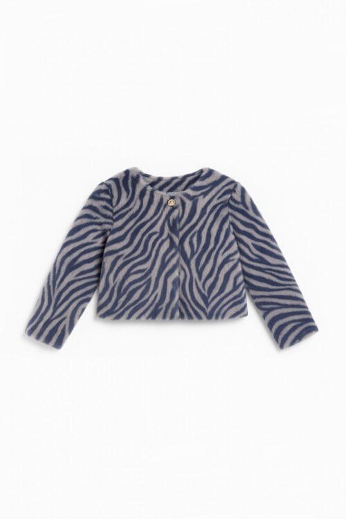 Campera animal print GRIS