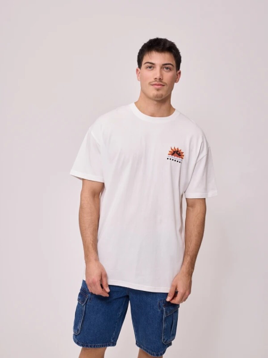 T-SHIRT RUSTY LASON - BLANCO 