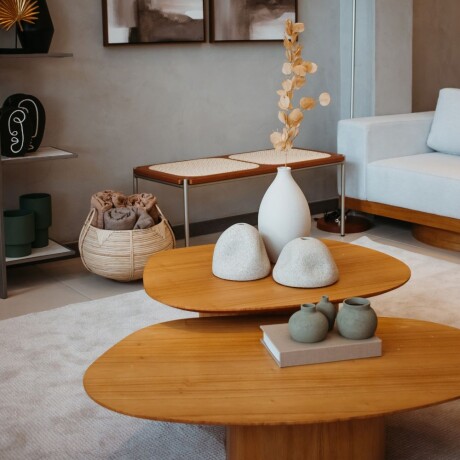 Conjunto de mesas de living Safira Conjunto de mesas de living Safira